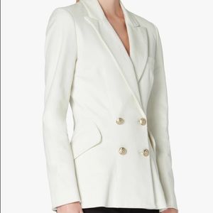 Derek Lam 10 Crosby White Rodeo Double Breasted Blazer NWT